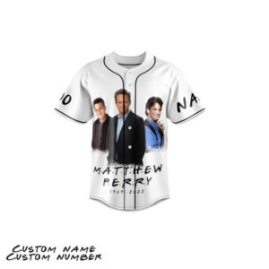 Matthew Perry Baseball Jersey For Men Women And Kids Gift for Fans 3