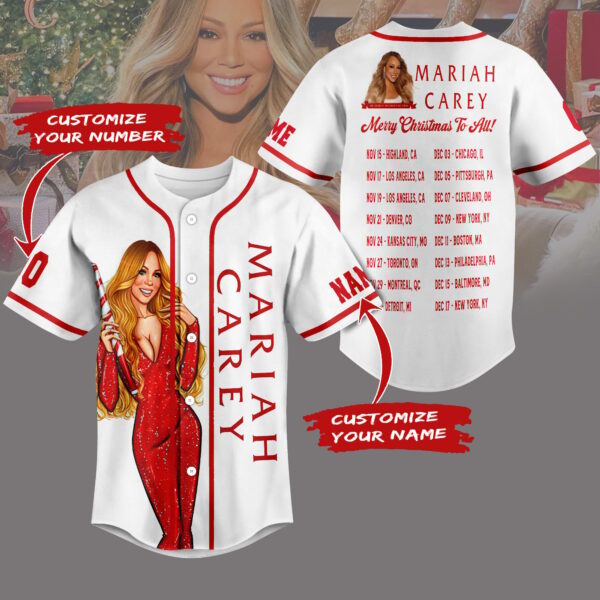Mariah Carey Baseball Jersey For Men Women And Kids Gift for Fans