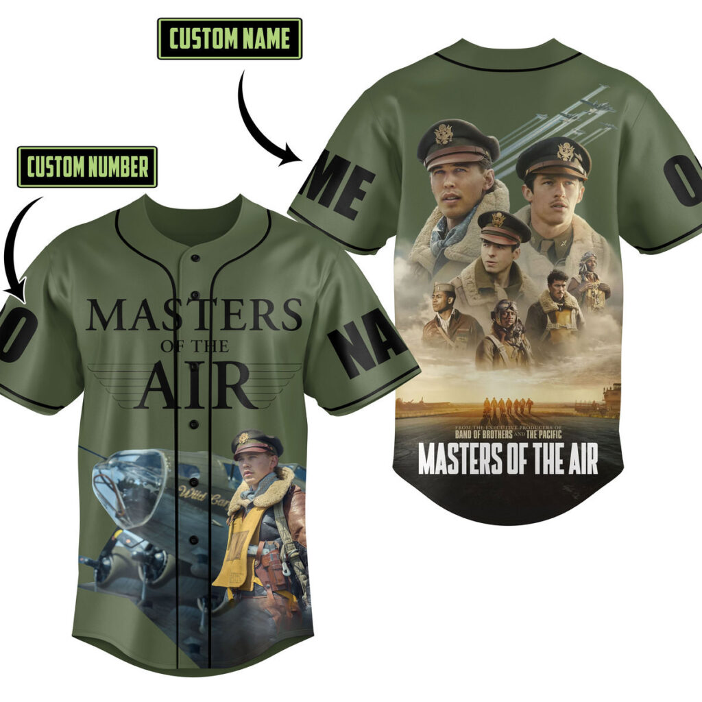 Masters of the Air Baseball Jersey For Men Women And Kids Gift for Fans Masters of the Air Baseball Jersey For Men Women And Kids Gift for Fans