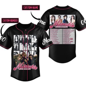 Maneskin Rush World Tour Baseball Jersey For Men Women And Kids Gift for Fans