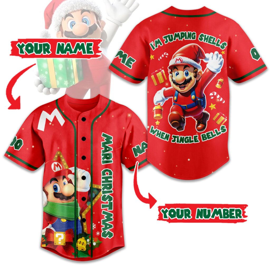 Mari Christmas Baseball Jersey For Men Women And Kids Gift for Fans Mari Christmas Baseball Jersey For Men Women And Kids Gift for Fans