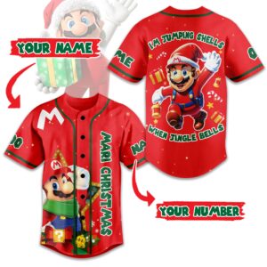 Mari Christmas Baseball Jersey For Men Women And Kids Gift for Fans