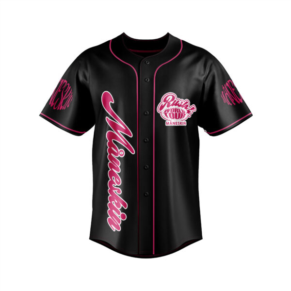 Maneskin Rush World Tour Baseball Jersey For Men Women And Kids Gift for Fans