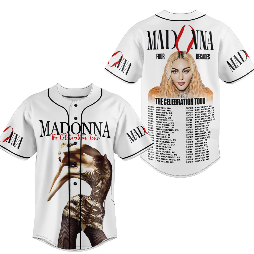 Madonna Baseball Jersey For Men Women And Kids Gift for Fans Madonna Baseball Jersey For Men Women And Kids Gift for Fans