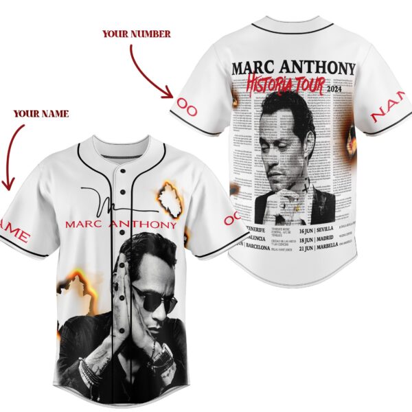Marc Anthony Baseball Jersey For Men Women And Kids Gift for Fans