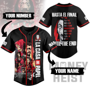 Money Heist Baseball Jersey For Men Women And Kids Gift for Fans