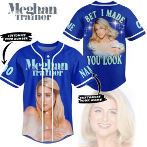 Meghan Trainor Baseball Jersey For Men Women And Kids Gift for Fans