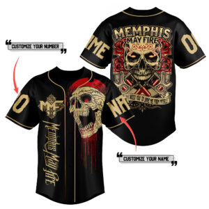Memphis May Fire Baseball Jersey For Men Women And Kids Gift for Fans