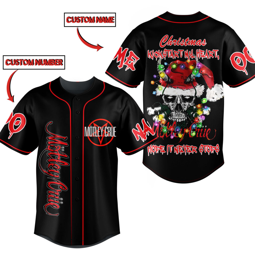 Motley Crue Baseball Jersey For Men Women And Kids Gift for Fans Motley Crue Baseball Jersey For Men Women And Kids Gift for Fans