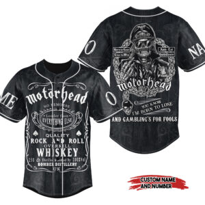Motorhead Baseball Jersey For Men Women And Kids Gift for Fans