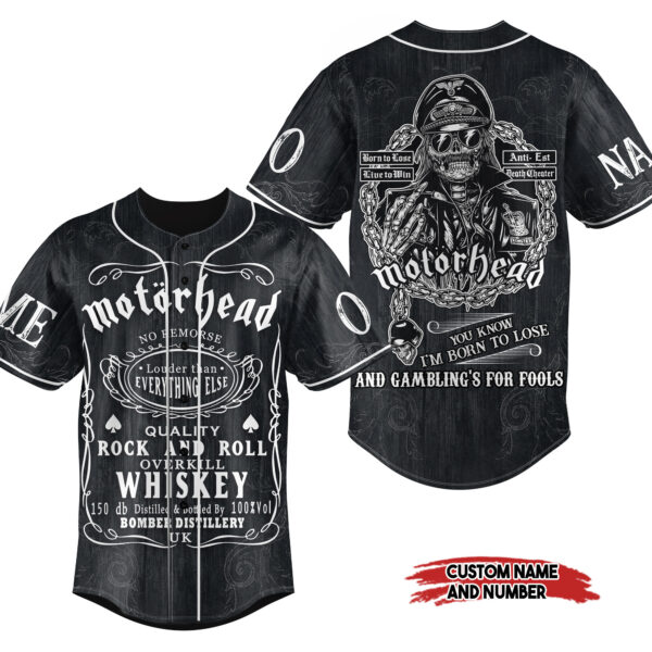 Motorhead Baseball Jersey For Men Women And Kids Gift for Fans