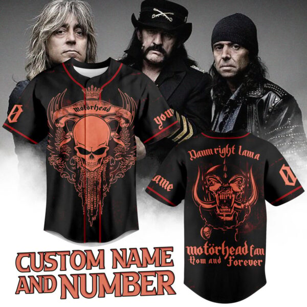 Motorhead Baseball Jersey For Men Women And Kids Gift for Fans