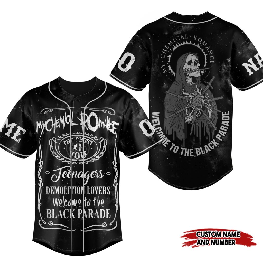 My Chemical Romance Baseball Jersey For Men Women And Kids Gift for Fans My Chemical Romance Baseball Jersey For Men Women And Kids Gift for Fans