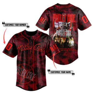 Motley Crue Baseball Jersey For Men Women And Kids Gift for Fans