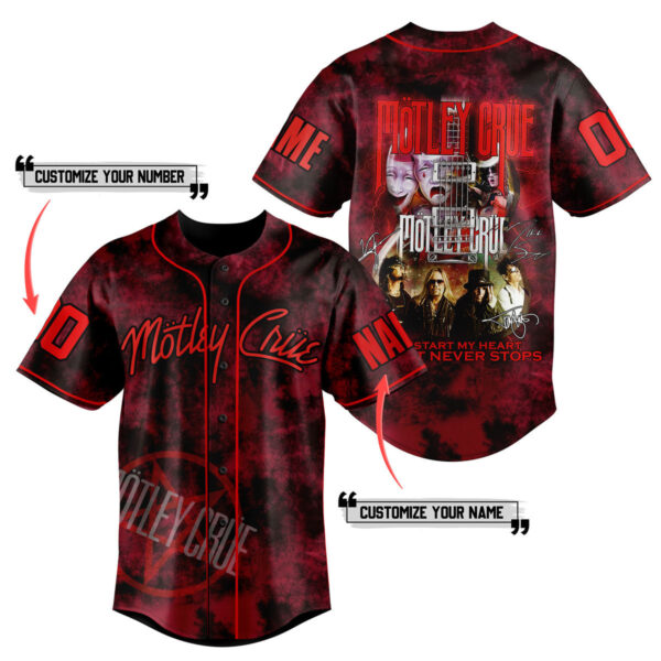 Motley Crue Baseball Jersey For Men Women And Kids Gift for Fans