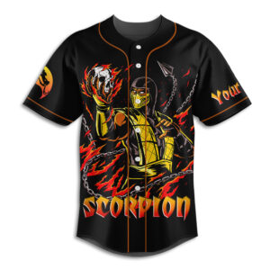 Mortal Kombat Baseball Jersey For Men Women And Kids Gift for Fans 1