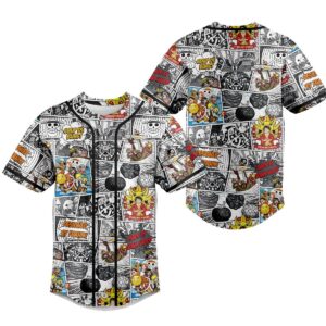 One Piece Baseball Jersey For Men Women And Kids Gift for Fans 1