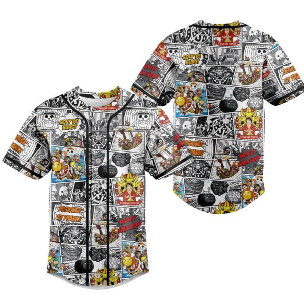 One Piece Baseball Jersey For Men Women And Kids Gift for Fans