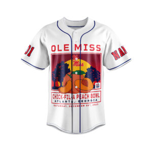 Ole Miss Rebels Baseball Jersey For Men Women And Kids Gift for Fans 3
