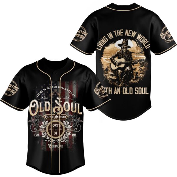 Old Soul Baseball Jersey For Men Women And Kids Gift for Fans