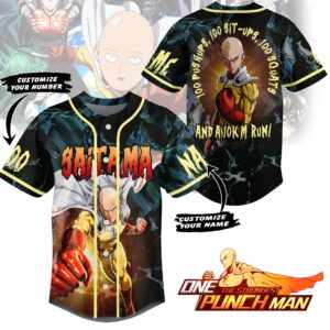 One-Punch Man Baseball Jersey For Men Women And Kids Gift for Fans 1