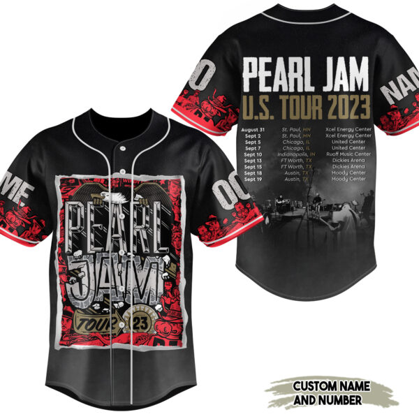 Pearl Jam Baseball Jersey For Men Women And Kids Gift for Fans