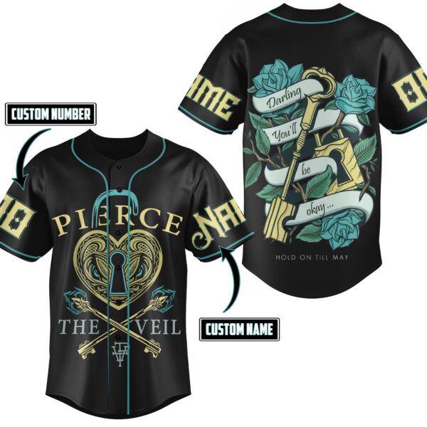 Pierce The Veil Baseball Jersey For Men Women And Kids Gift for Fans