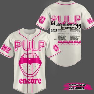 Pulp Encore Baseball Jersey For Men Women And Kids Gift for Fans 3