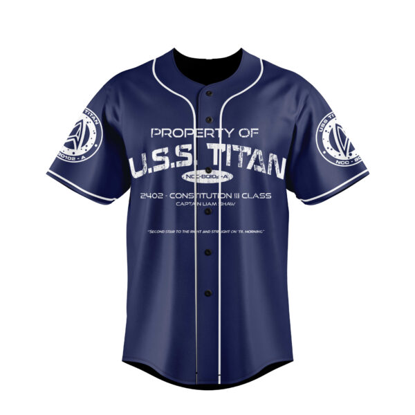 Property of U.S.S. Titan Baseball Jersey For Men Women And Kids Gift for Fans