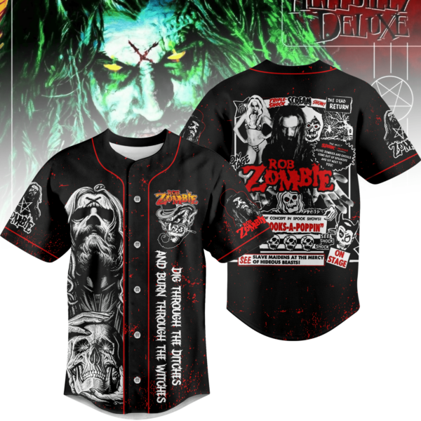 Rob Zombie Baseball Jersey For Men Women And Kids Gift for Fans