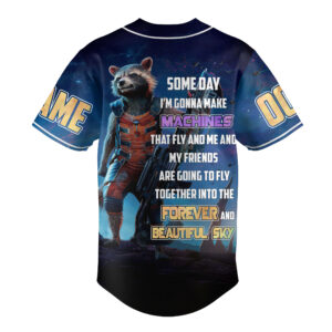 Rocket Raccoon Baseball Jersey For Men Women And Kids Gift for Fans 1
