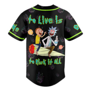 Rick And Morty Baseball Jersey For Men Women And Kids Gift for Fans 1
