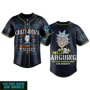 Rick And Morty Baseball Jersey For Men Women And Kids Gift for Fans 3