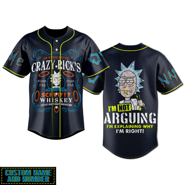 Rick And Morty Baseball Jersey For Men Women And Kids Gift for Fans
