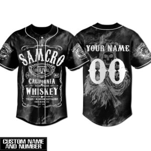Samcro Whiskey Baseball Jersey For Men Women And Kids Gift for Fans 1