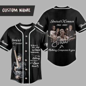 Sinead O Connor Baseball Jersey For Men Women And Kids Gift for Fans 1