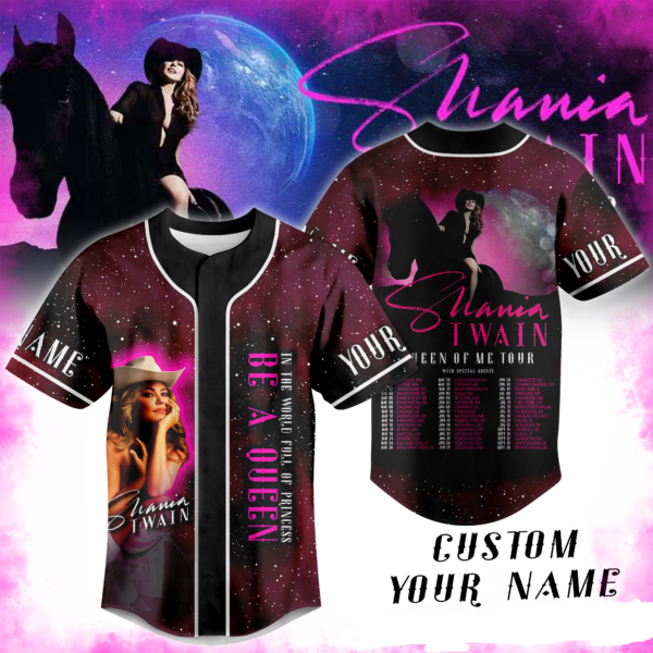 Shania Twain Baseball Jersey For Men Women And Kids Gift for Fans