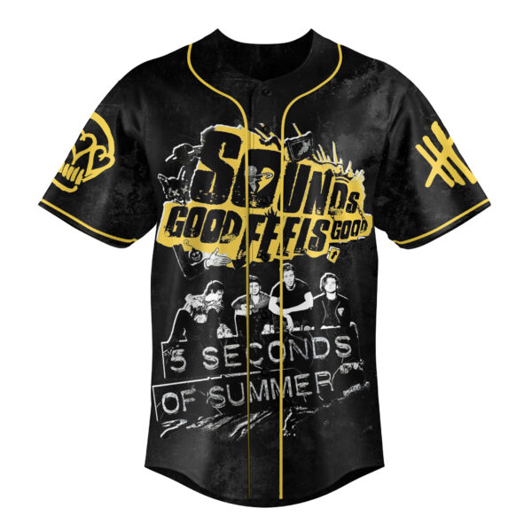 Sounds Good Feels Good Baseball Jersey For Men Women And Kids Gift for Fans