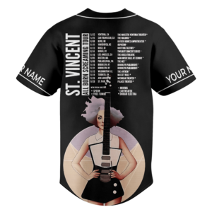 St. Vincent All Born Screaming Tour Baseball Jersey For Men Women And Kids Gift for Fans 1