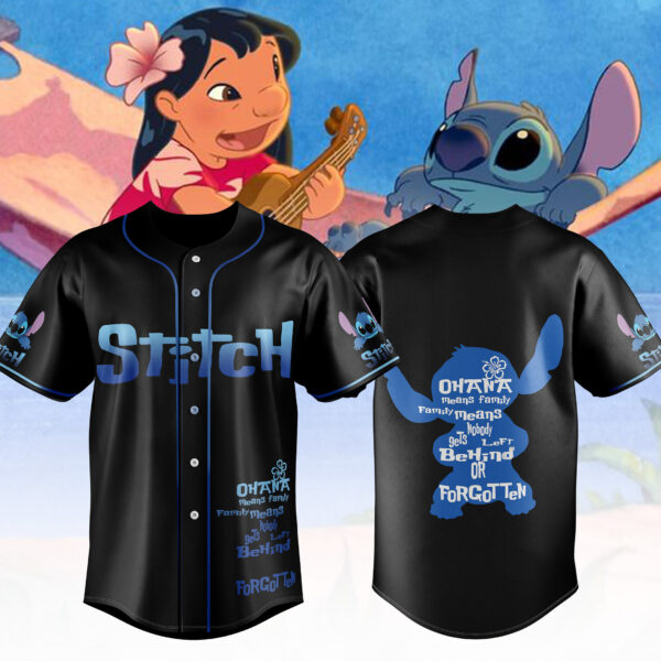 Stitch Baseball Jersey For Men Women And Kids Gift for Fans