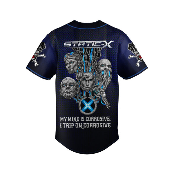 Static-X Baseball Jersey For Men Women And Kids Gift for Fans