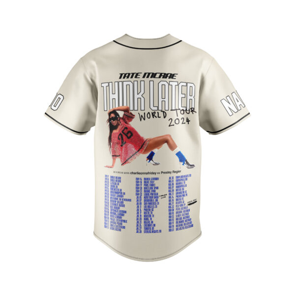 Tate McRae Baseball Jersey For Men Women And Kids Gift for Fans