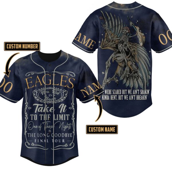 Take It To The Limit Eagles Baseball Jersey For Men Women And Kids Gift for Fans