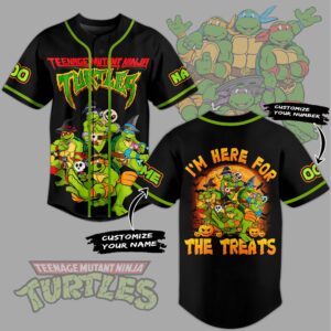 Teenage Mutant Ninja Turtles Baseball Jersey For Men Women And Kids Gift for Fans 1