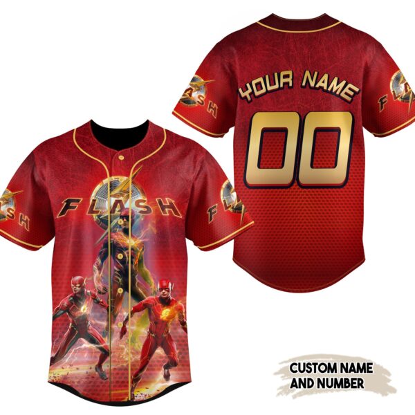 The Flash Baseball Jersey For Men Women And Kids Gift for Fans