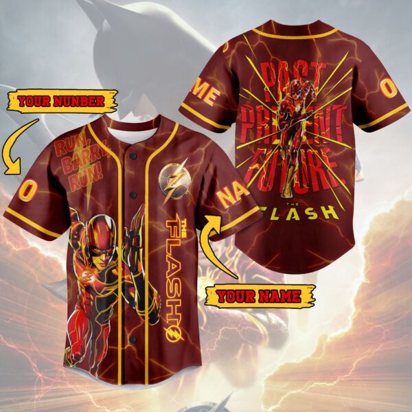 The Flash Baseball Jersey For Men Women And Kids Gift for Fans