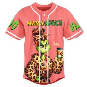 The Grinch Baseball Jersey For Men Women And Kids Gift for Fans 1