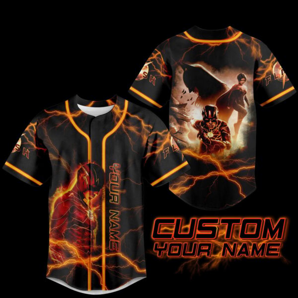 The Flash Baseball Jersey For Men Women And Kids Gift for Fans