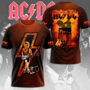 AC/DC X Angus Young 3D T-Shirt Hoodie Sweatshirt – Gift for Men Women