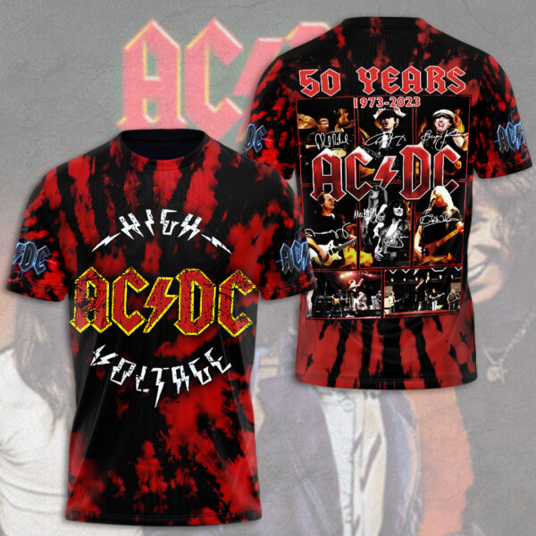 AC/DC 3D T-Shirt – Gift  for Men Women